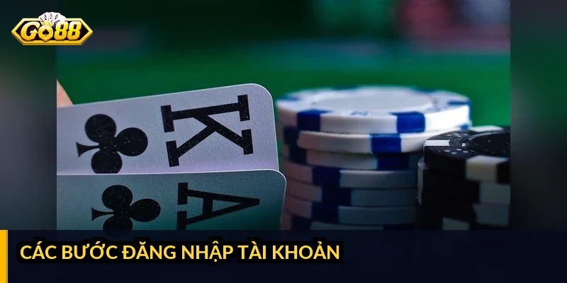 Các bước đăng nhập tài khoản