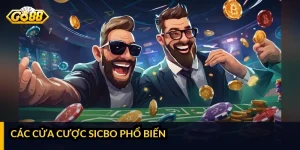 Các cửa cược sicbo phổ biến