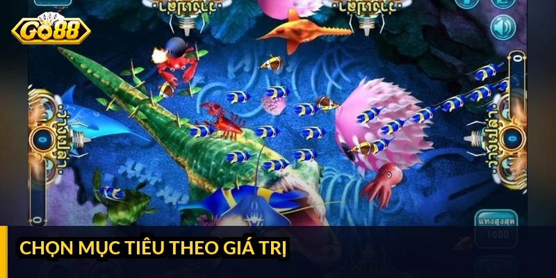 Mẹo chơi bắn cá đổi thưởng: tối ưu đạn để thu về hiệu quả Chọn mục tiêu theo giá trị